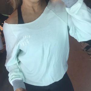 Scoop Neck PINK Victoria’s Secret Hoodie - XS